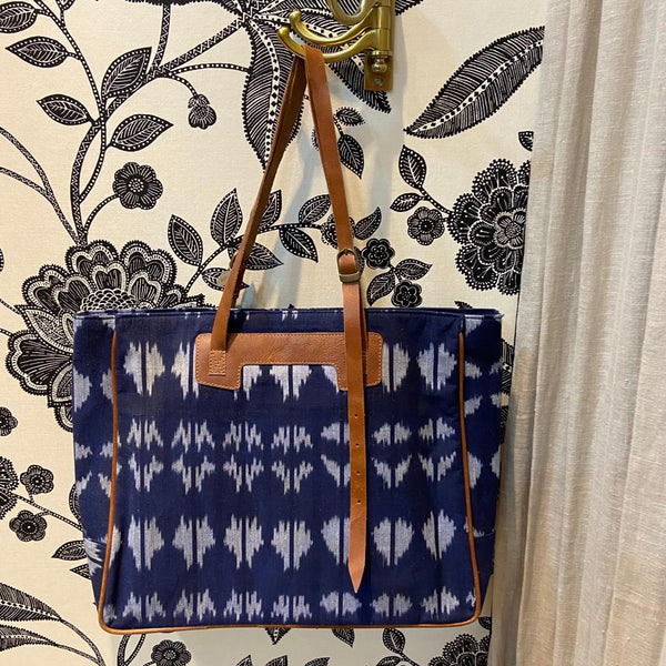 Yara Ikat / Kantha Tote Bag