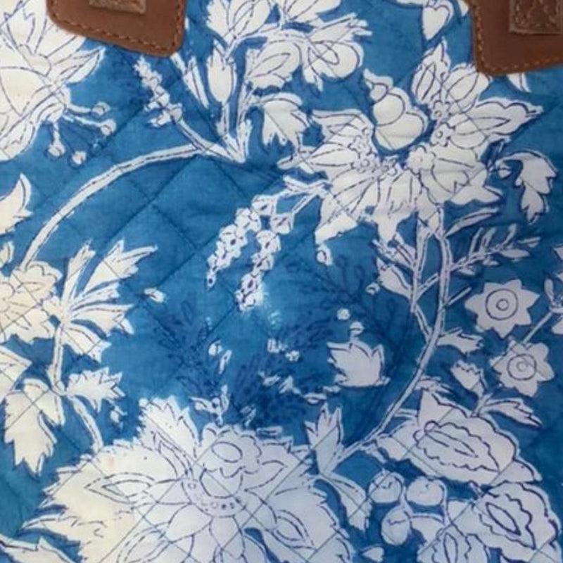 Yara Quilted Cotton Tote Bag